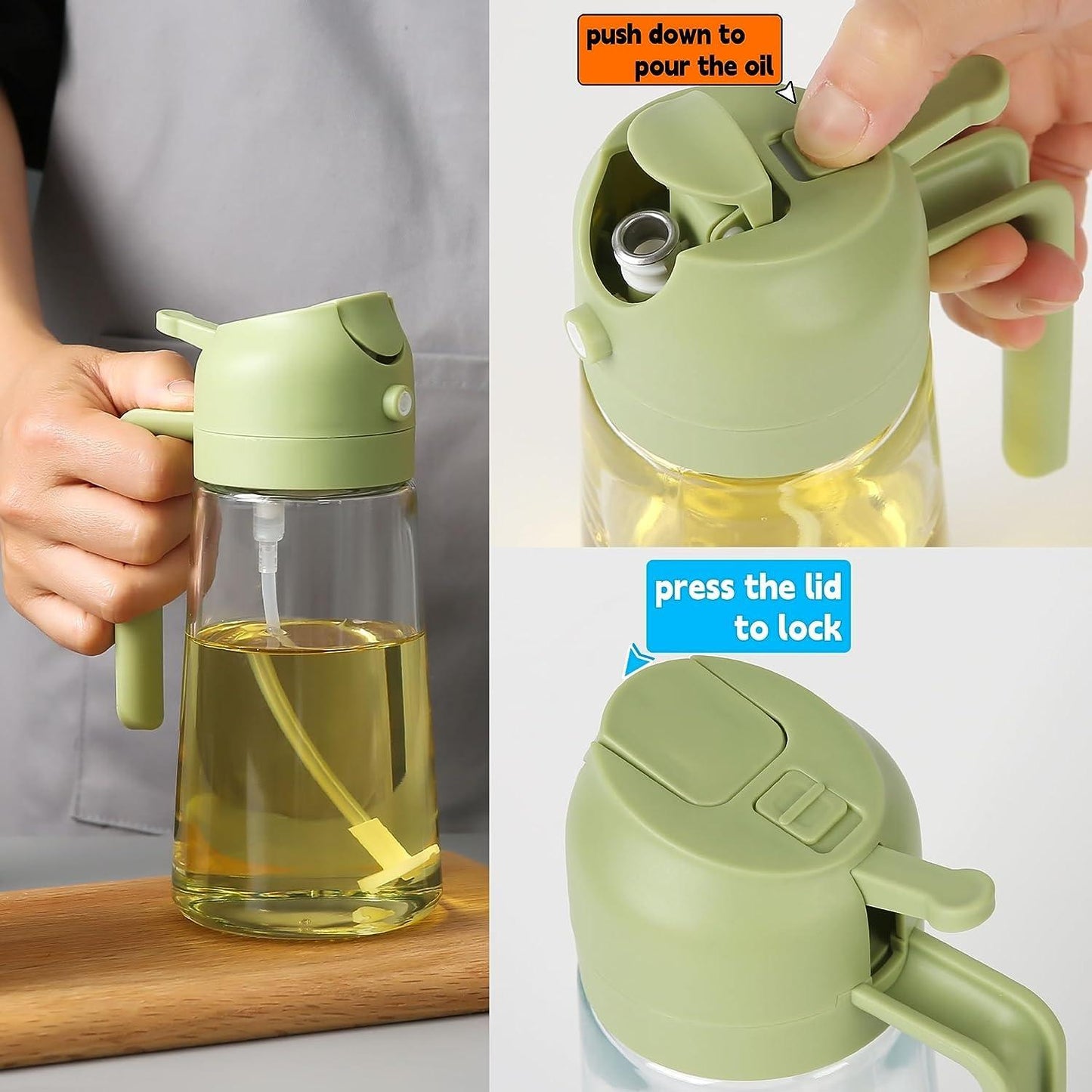 500ml Portable Sprayer Oil Dispenser – Perfect for Healthy Cooking!